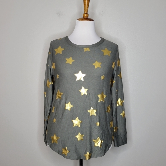 Chasers Gold Star Pullover Sweatshirt Size Large - Picture 2 of 8